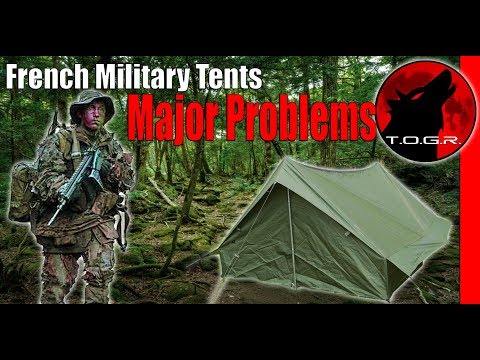 BEFORE YOU BUY - Warning!- French Army Tents F1 and Desert Commando