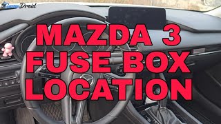 Mazda 3 (2019-2024) Fuse Box Location 🚗👨‍🔧