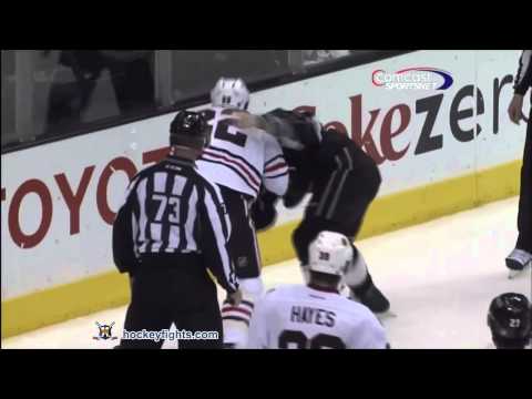 Jamal Mayers vs Matt Greene Feb 25, 2012