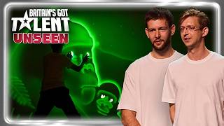 David & Lukas share important message for the planet with UV lights! | Auditions | BGT Unseen