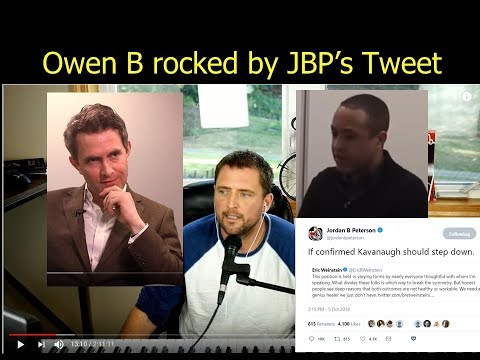 Owen Benjamin Processes Jordan Peterson's Kavanaugh Tweet