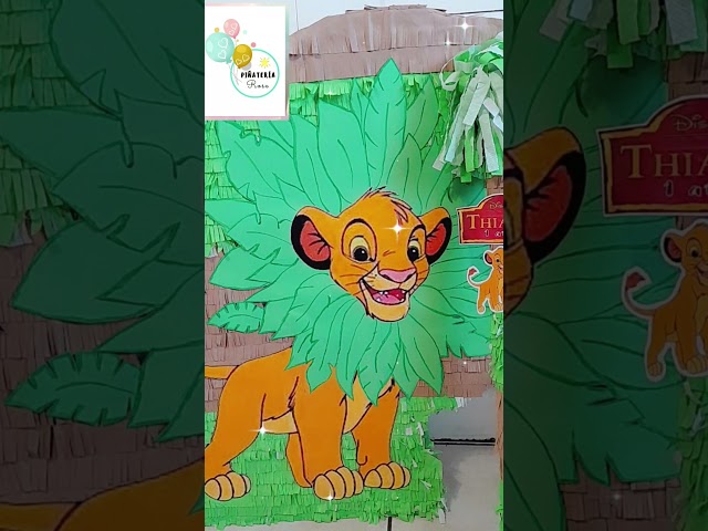 Vídeo relacionado con Cartel Personalizado León el Rey3 100x80 cm, Pancarta Cumpleaños, Decoracion León el Rey