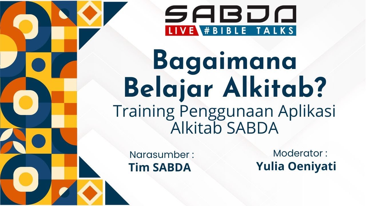 Training Aplikasi Alkitab SABDA