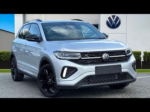 Brand New Volkswagen T-Cross Black Edition 1.0 TSI 115PS DSG in Oyster Silver | Wrexham Volkswagen