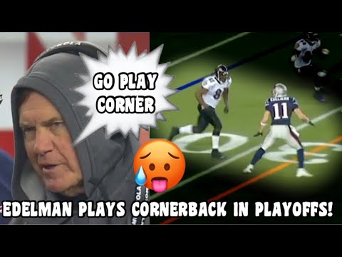 When Bill Belichick made Julian Edelman play Cornerback! (2011 AFC Championship) Ravens vs Patriots