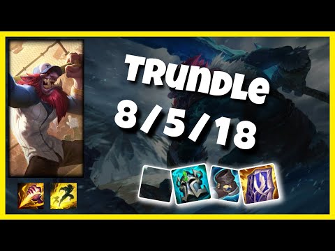 Trundle 10.24 S11 Jungle Challenger Replay (8/5/18) - KOREAN