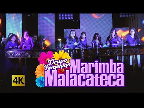 Grupo Femenino De Marimba Malacateca - Baile Chapin 4K