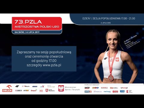 MISTRZOSTWA POLSKI U20 W LEKKOATLETYCE - DZIEN 1 SESJA POPOŁUDNIOWA