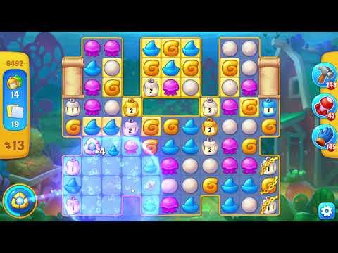 Fishdom 6492 Level - 19 moves - NO BooSTERS