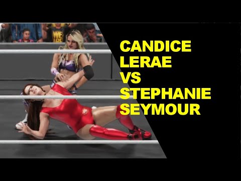WWE 2K19 Candice Lerae vs Stephanie Seymour - Knockout Match
