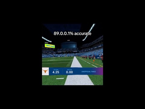 Bro ACTUALLY ran a 4.2 🤯