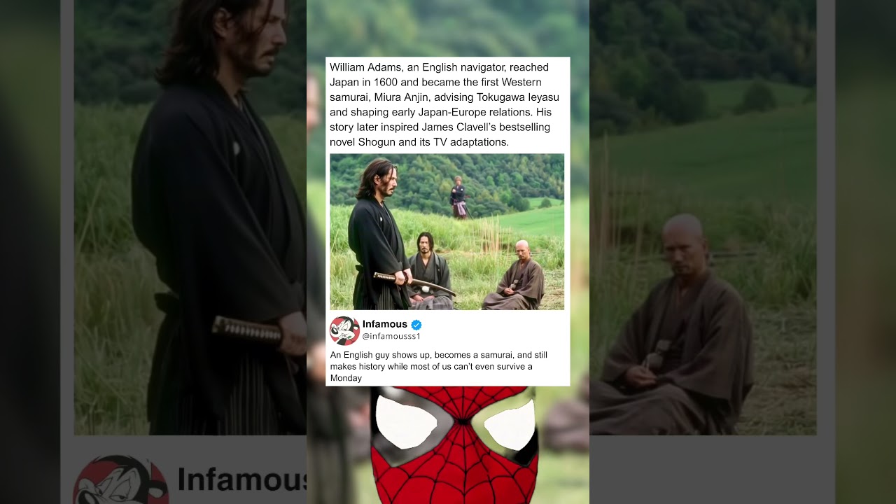 William Adams, an English navigator, reached Japan in 1600 and became the first Western samurai