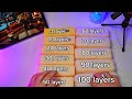1 Vs 100 Layers ASMR Wax Cracking Which Layer Did You Like Most