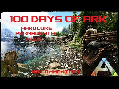 Hopefully these tames last... | Surviving 100 Days on ARK PERMADEATH!