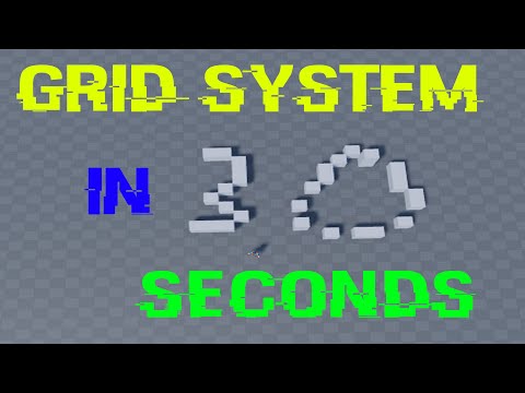 How to in 30s: Grid Placement System (Roblox)