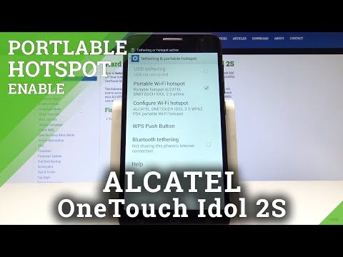 How to Enable Portable Hotspot ALCATEL OneTouch Idol 2S - Create Wi-Fi Hotspot
