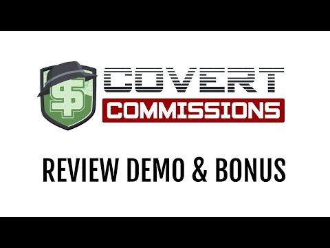 Covert Commissions Review Demo Bonus - Automated DFY Affiliate Email Marketing Service Video