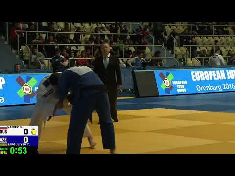 90 kg Vaniev S Safguliyev T 15 05 2016 Т1 Кубок Европы среди мужчин и женщин, Оренбург 2016