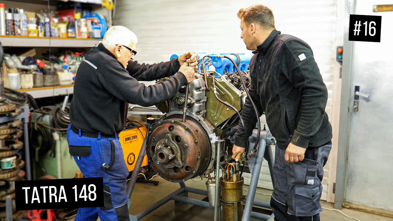 TATRA 148 - RENOVACE | ODBORNÍK KONTROLUJE TĚSNOST A SEŘIZUJE PŘEDVSTŘIK MOTORU | 16.DÍL