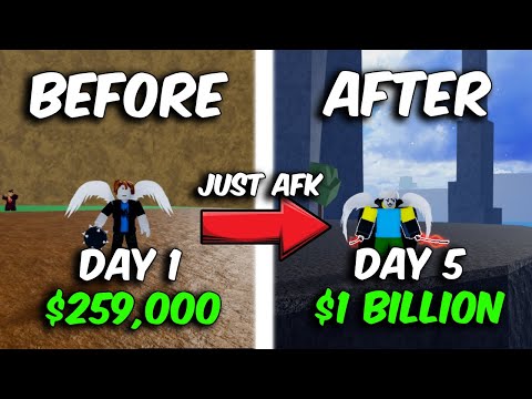 TOP 4 BEST AFK Money Farms In Blox Fruits! ( EASY 1 BILLION MONEY)