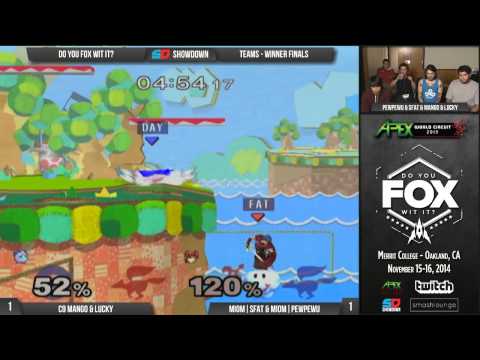 DYFWI Day 2 - Teams - Winner Finals - C9 Mang0 & Lucky vs MIOM|SFAT & MIOM|PewPewU