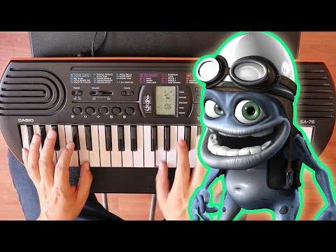 Tocando Crazy Frog REMIX con Mini Teclado Casio SA-76