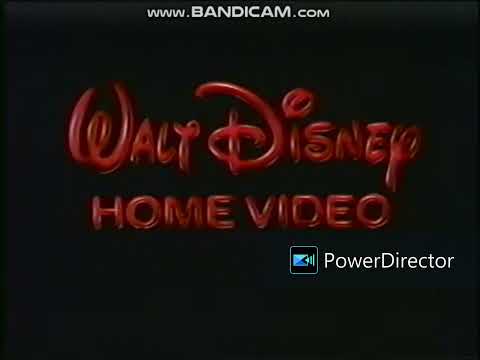 1986 Walt Disney Home Video Logo (Low-Pitched) (4K Mode)