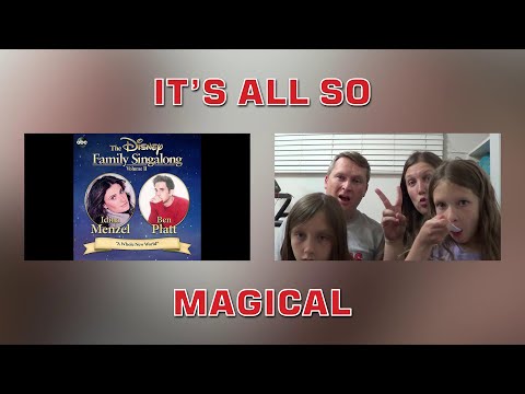 SawItTwice - Disney Family Singalong - “A Whole New World” Live Reaction