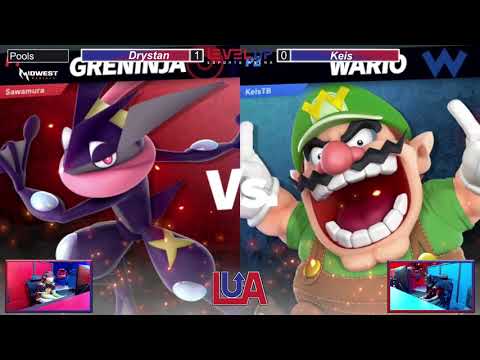 LUA1 Pools - Drystan (Greninja) vs Keis (Wario) Ultimate Singles