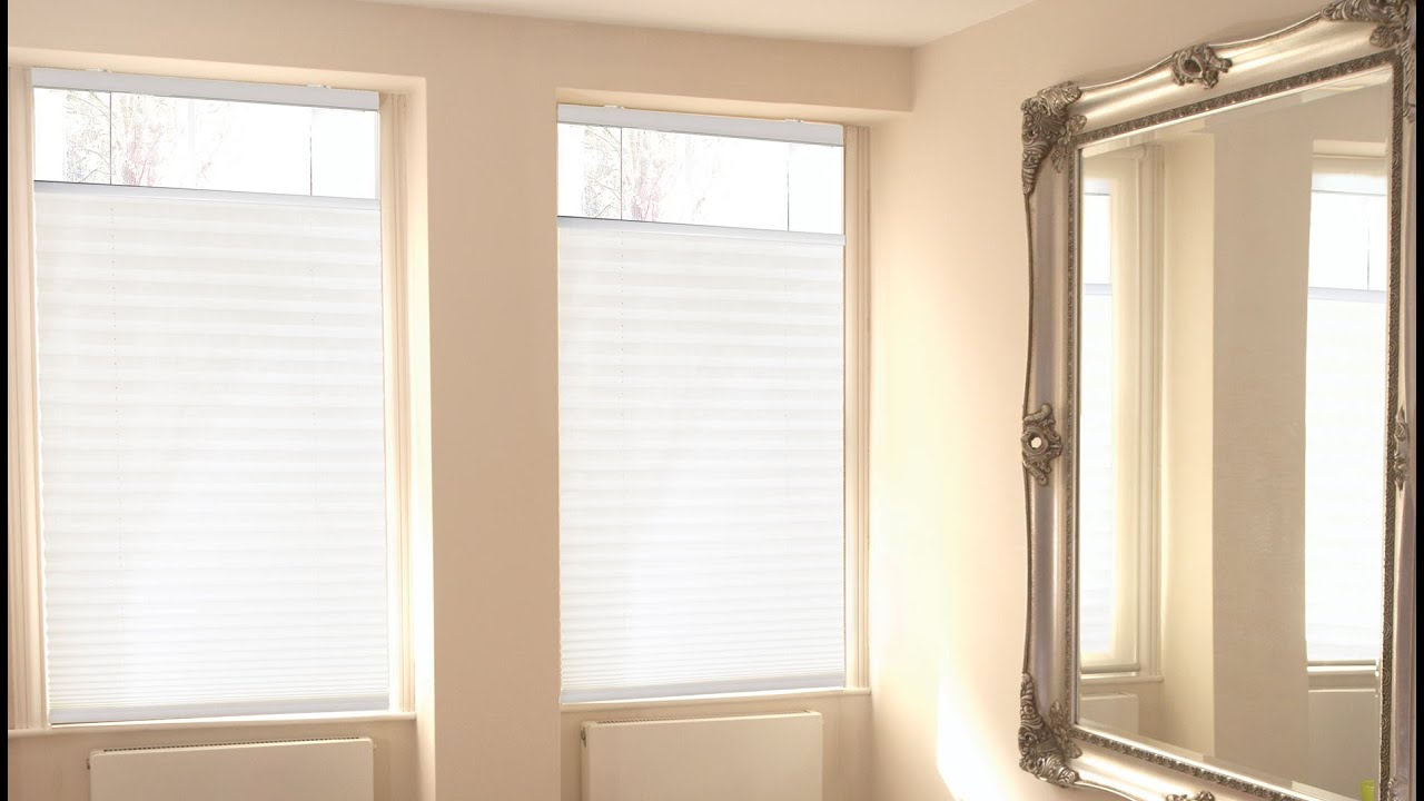 Watch video Cordless Top Down Bottom Up Pleated Shades Now Cordless Top Down Bottom Up Pleated Shades