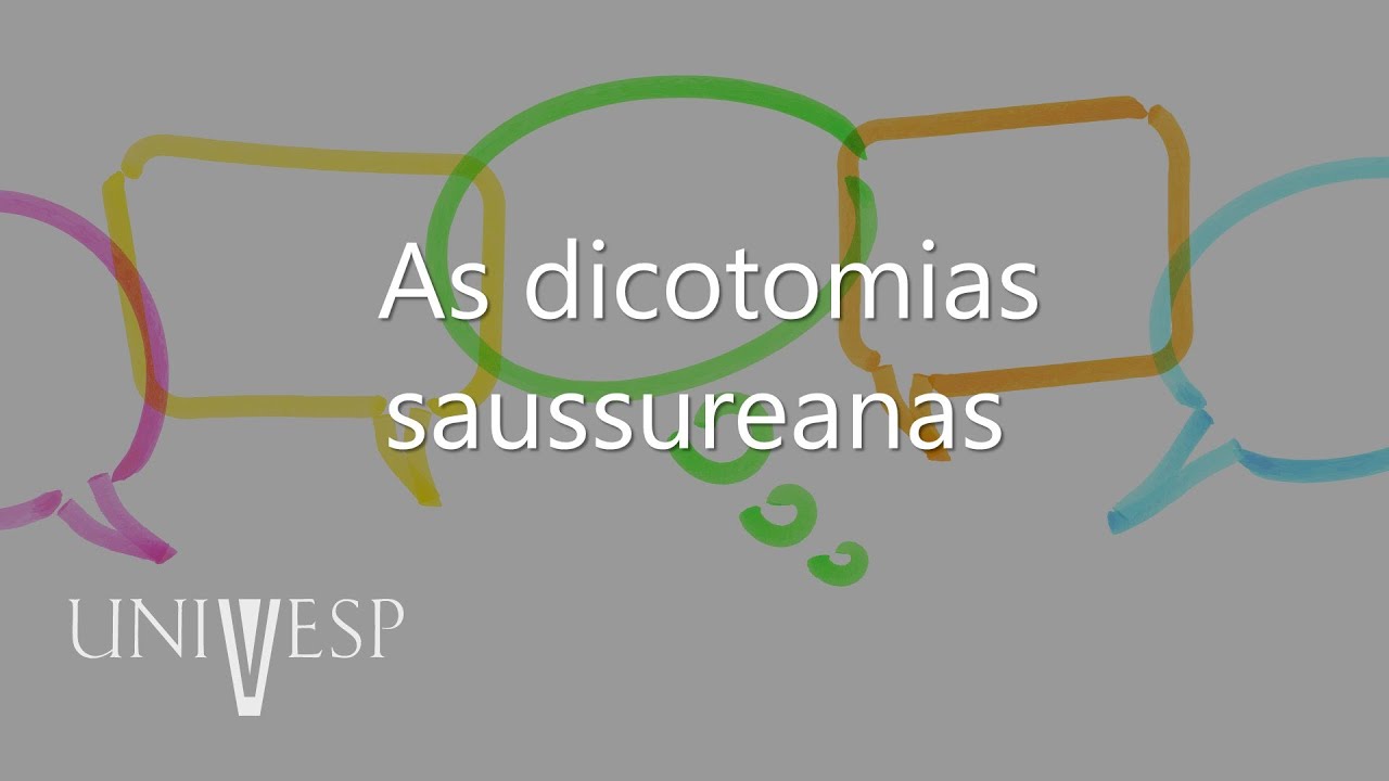 Introdução à Linguística - As dicotomias saussureanas