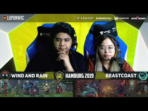 Wind and Rain vs Beastcoast Game 3 (Bo3) | ESL One Hamburg 2019 - Lower Bracket Round 1
