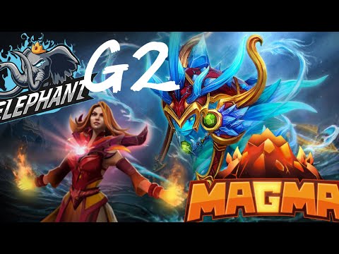 Elephant vs MagMa g2 - Wraith King, Lina, Brewmaster vs Mars, Morphling, Luna - Ti10 dota2
