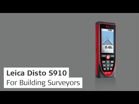 Leica DISTO� S910 for Building Surveyors