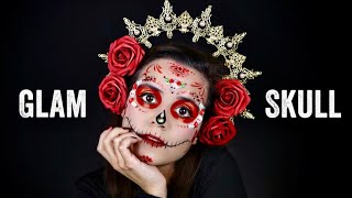 How to Face Paint a Stunning Sugar Skull in Minutes