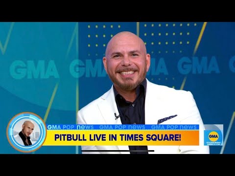 Pitbull on Good Morning America!