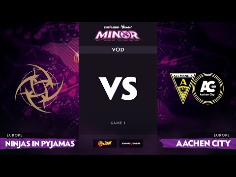 [RU] Ninjas in Pyjamas vs Aachen City Esports, Game 1, StarLadder ImbaTV Minor S2 EU Qualifiers
