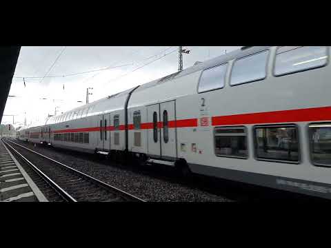 Durchfahrt IC in Fürth Hbf in Richtung Nürnberg