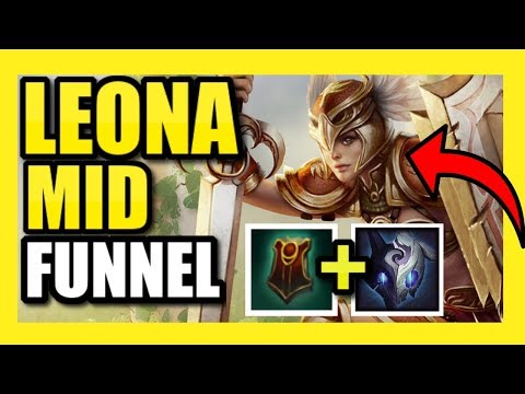 (NEW BOOSTING STRAT!) FUNNELING LEONA MID IN HIGH ELO! | REDEFINING THE META! |Season 9 Funnel Strat