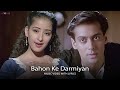 Bahon Ke Darmiyan Lyrical Video Alka Yagnik Hariharan Salman Khan Manisha Koirala Khamoshi