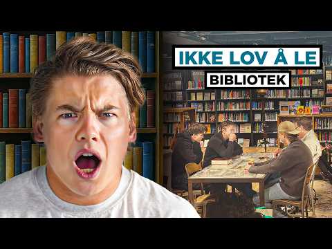 IKKE LOV Å LE PÅ BIBLIOTEK