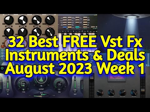 32 Best New FREE VST Plugins, Vst Instruments, Sample Packs & Best Plugin Deals - AUGUST 2023 Week 1