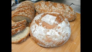 מתכון ללחם מקמח מלא בהכנה ביתית