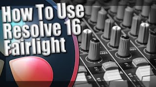 How To Record & Export Audio With Fairlight DAW - DaVinci Resolve 16 Tutorial