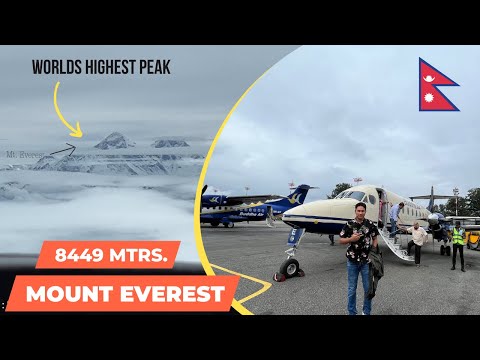 Flying over Mount Everest for 100 $ 😱✈️ | A flight to see world’s highest peak in Nepal 🛩🇳🇵