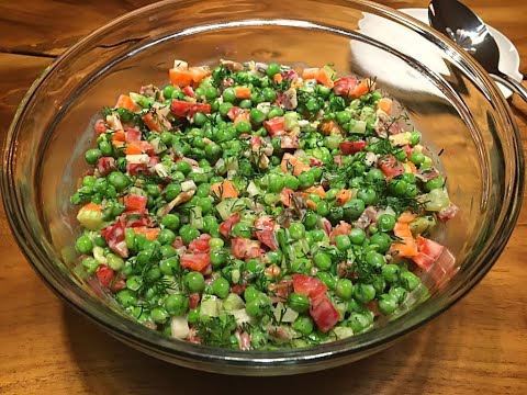 Spring Pea Salad Recipe • Fresh and Flavorful Side Dish! 😀 - Episode 621