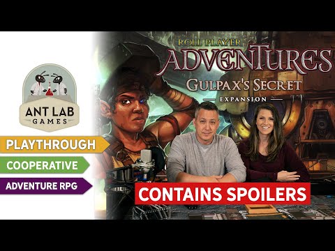 Roll Player Adventures Board Game | Gulpax's Secret Expansion | Playthrough (Spoiler Alert)