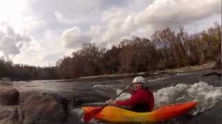 preview picture of video 'Saluda River Kayak Practice'