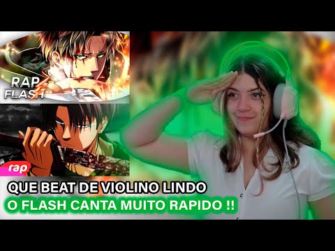 (2 EM 1)(REACT) Reagindo a Rap do Capitão Levi (Attack on Titan) Flash Beats e 7 Minutoz