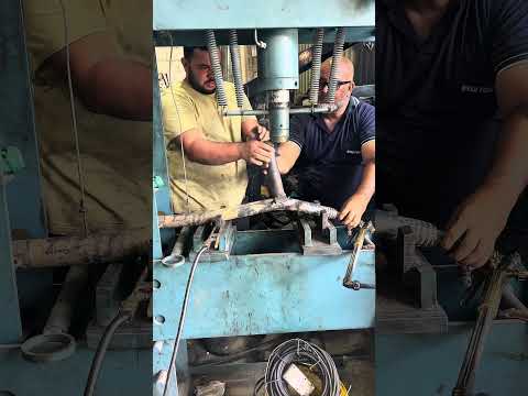 Desempeno de barra de direção Machine #torno #fresadora #cnc #usinagem